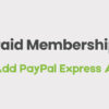 Paid Memberships Pro Add PayPal Express Addon