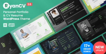 RyanCV Theme Themeforest