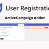 User Registration ActiveCampaign Addon