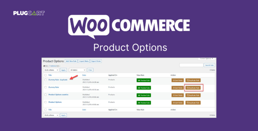 WooCommerce Product Options