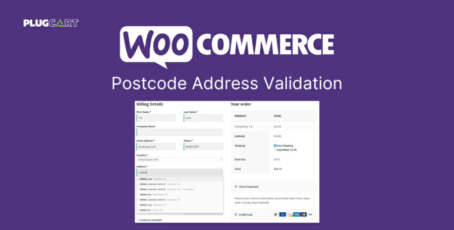 WooCommerce Postcode Address Validation