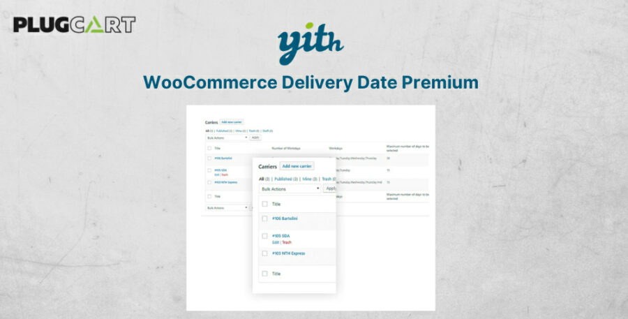 YITH WooCommerce Delivery Date Premium