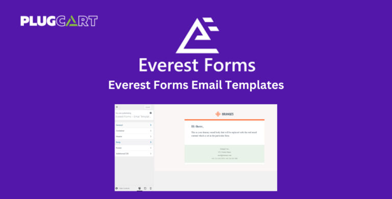 Everest Forms Email Templates 1.0.7 | PlugCart