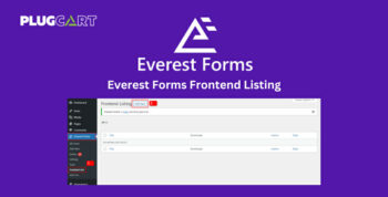 Everest Forms Frontend Listing