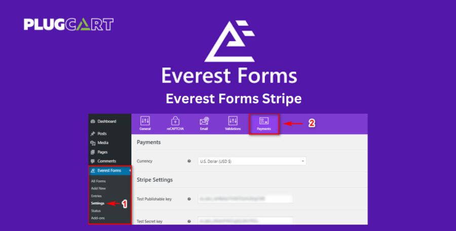 Everest Forms Stripe