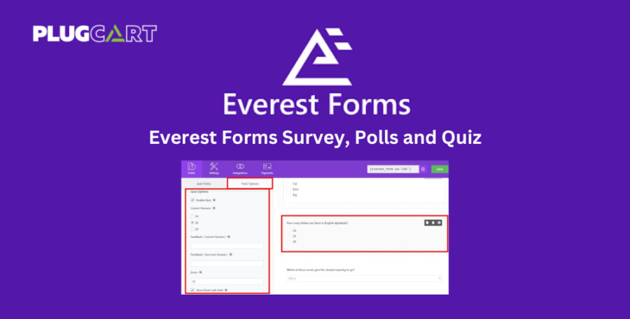 Everest Forms Survey, Polls and Quiz