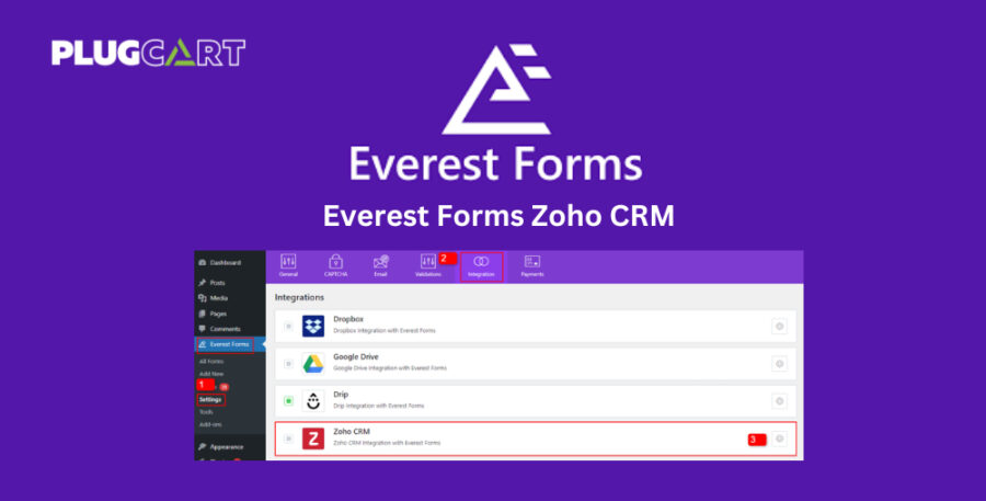 Everest Forms Zoho CRM