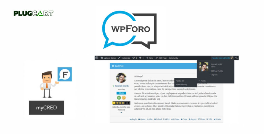 wpForo myCRED Integration