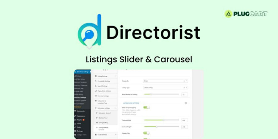 Directorist Listings Slider & Carousel