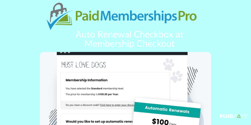 Paid Memberships Pro– Auto Renewal Checkbox