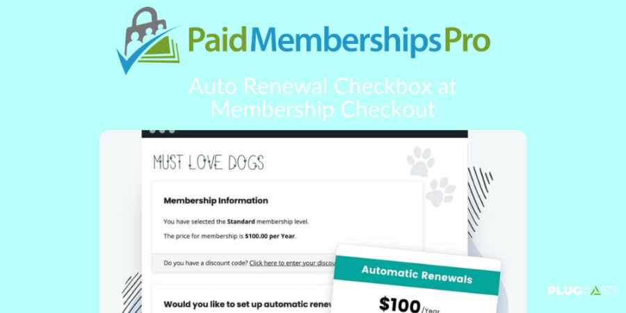 Paid Memberships Pro – Auto Renewal Checkbox