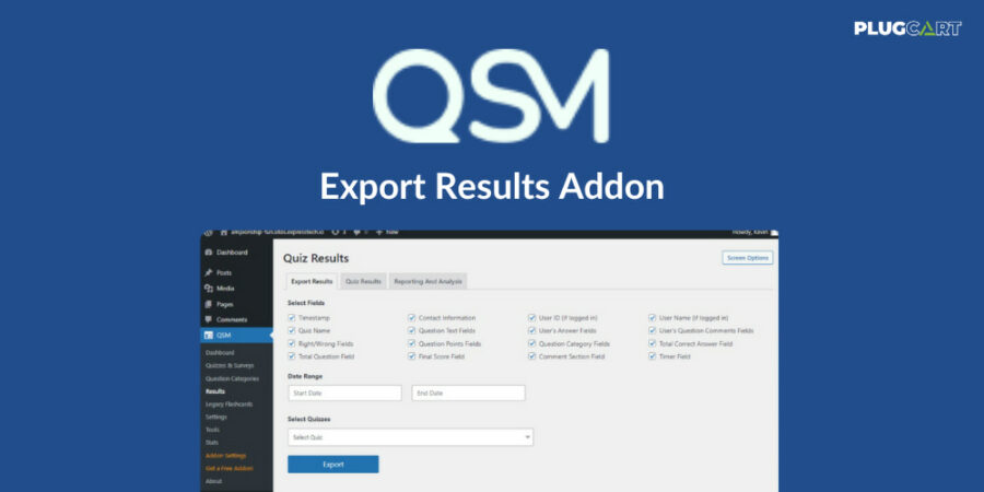 QSM Export Results Addon