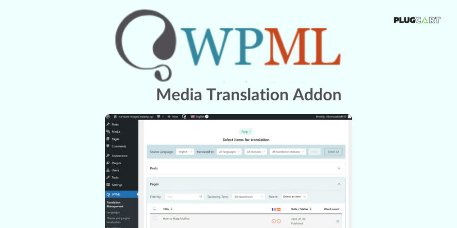 WPML Media Translation Addon