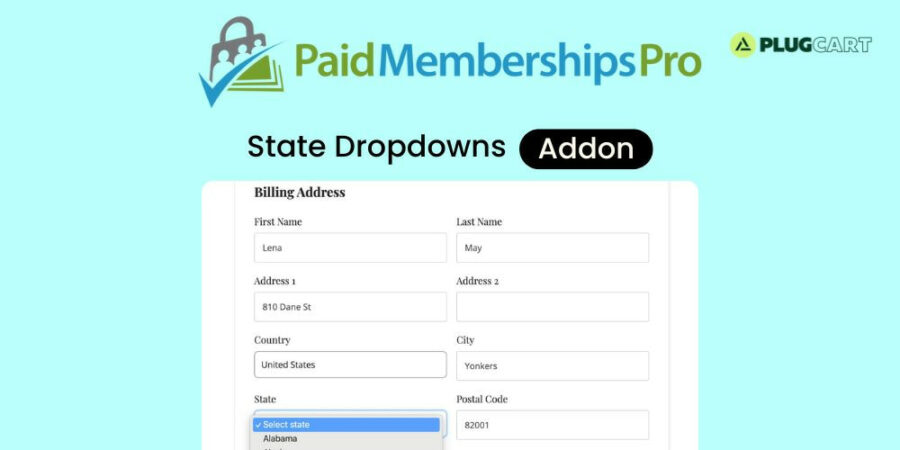 Paid Memberships Pro – State Dropdowns