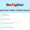 BuddyPress Profile Visibility Manager