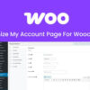 Customize My Account Page For Woocommerce