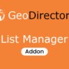 GeoDirectory List Manager Addon