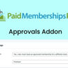 Paid Memberships Pro Approvals Addon