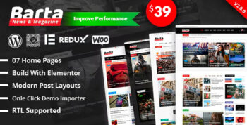 Barta Theme Themeforest