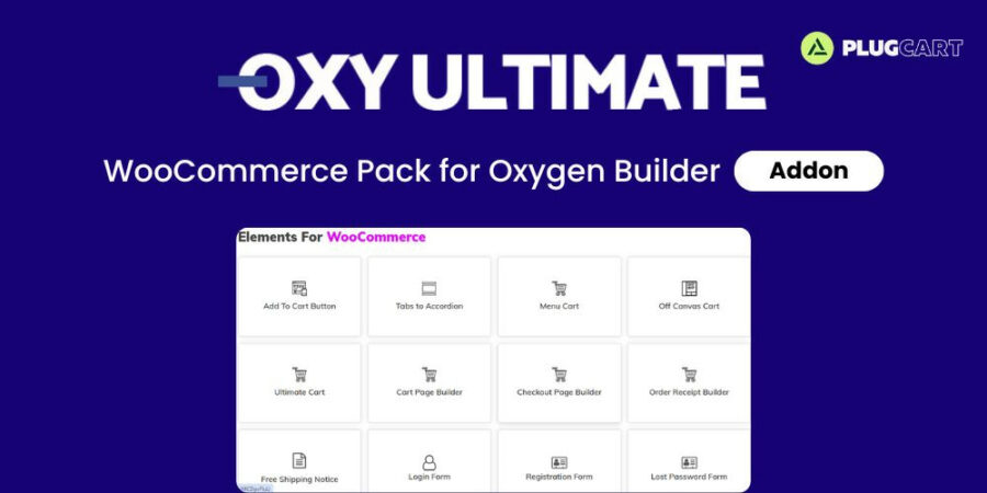 Oxy Ultimate Woo WooCommerce Pack for Oxygen Builder