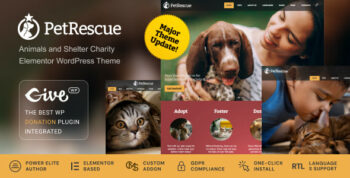 Pet Rescue Theme Themeforest