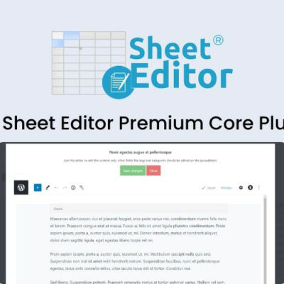 WP Sheet Editor Premium – Core Plugin 2.26.1 | PlugCart