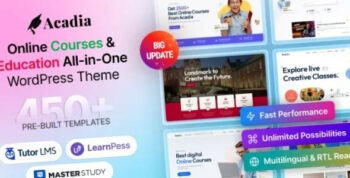 Acadia Theme Themeforest
