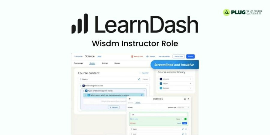 Wisdm Instructor Role for LearnDash 5.10.1 | PlugCart