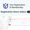 User Registration Brevo addon