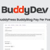 BuddyPress BuddyBlog Pay Per Post