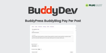 BuddyPress BuddyBlog Pay Per Post