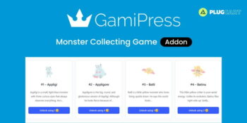 GamiPress Monster Collecting Game